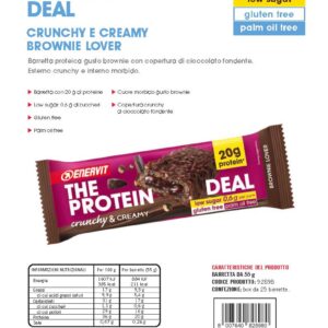Produktbild ENERVIT PROTEIN DEAL Crunchy&Creamy Brownie Lover 25 x 55 g
